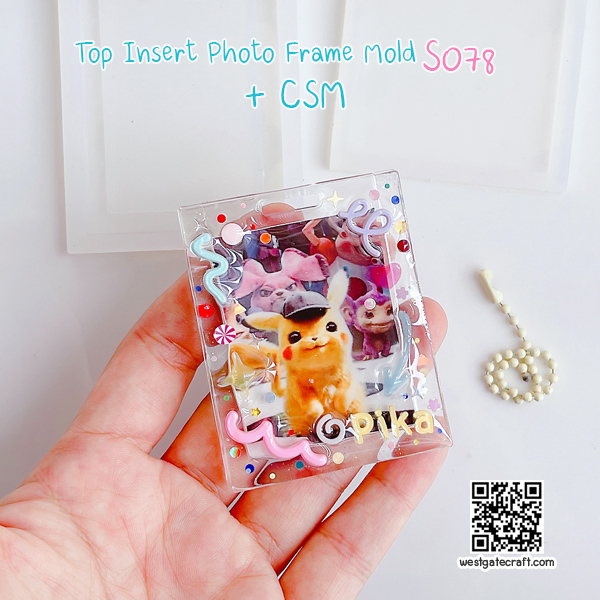 แม่พิมพ์ซิลิโคน S078 Top Insert Photo Frame Mold + CSM