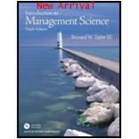 Introduction to Management Science 9th ISBN9780131961333