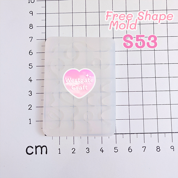 แม่พิมพ์ซิลิโคน S53 Free Shape Mold