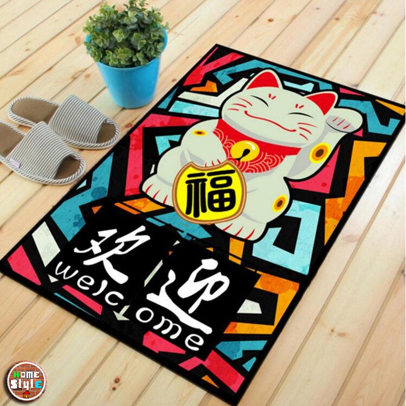 พรมมงคล เหมียว โฮ่ง ไซส์ 50x80cm