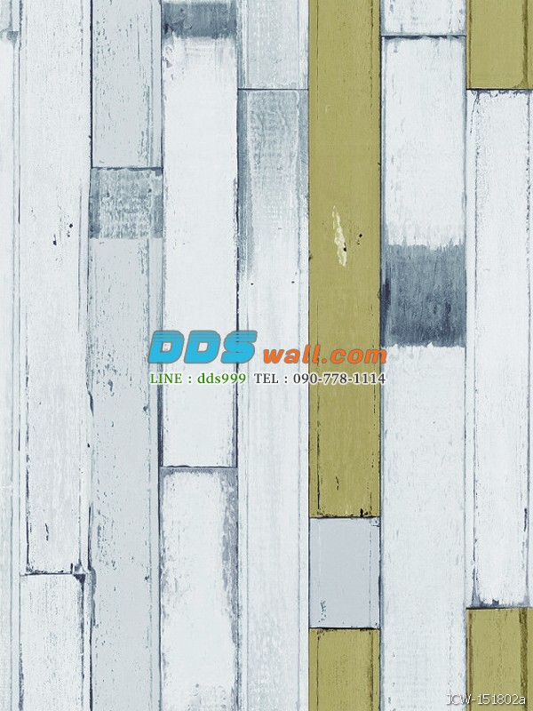 JFAY12-45 ลายไม้เก่า สไตล์วินเทจ สีเทาปนเขียว