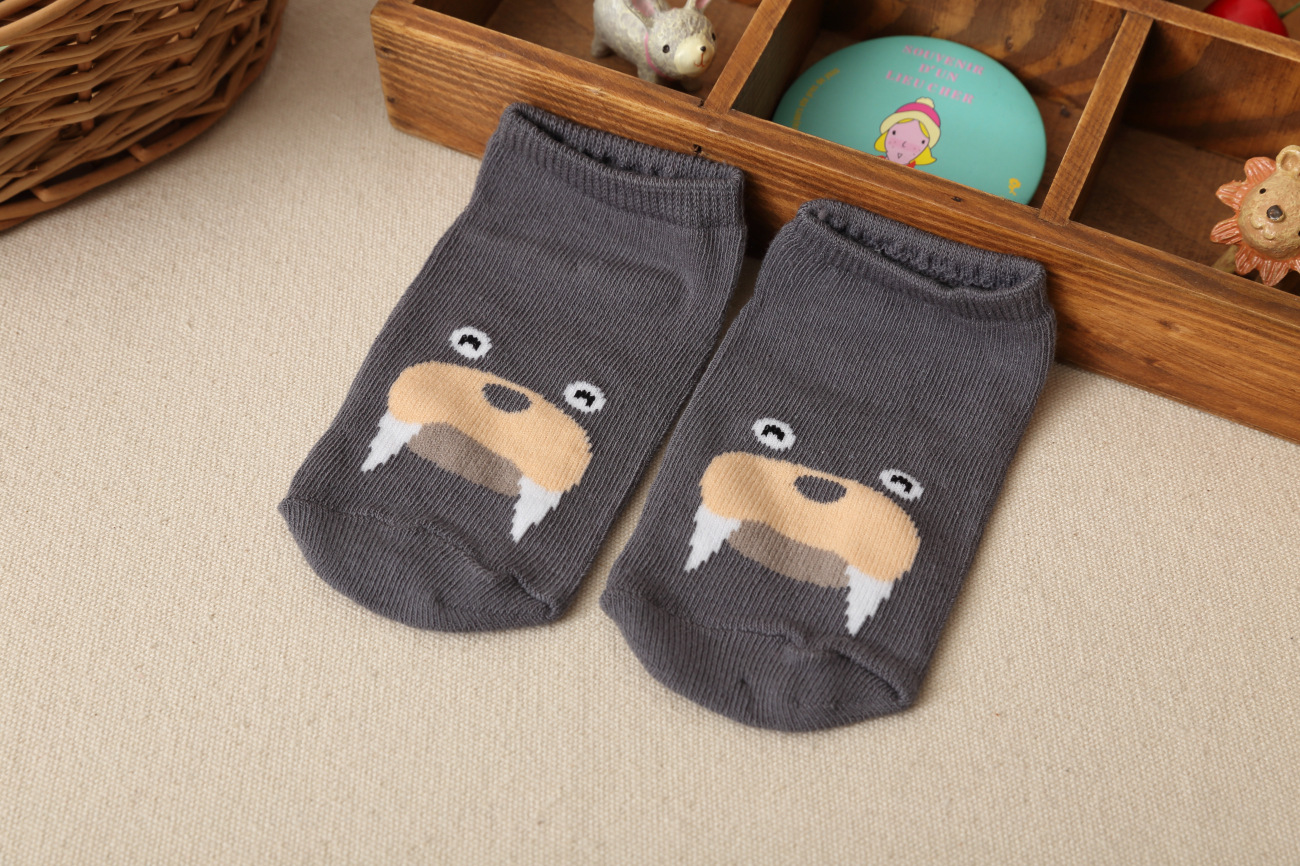 MUISUNGSHOP ถุงเท้าเด็ก KID's SOCK ใส่ได้ตั้งแต่ แรกเกิด ถึง 2 ขวบมีกันลื่น ลายน่ารัก
