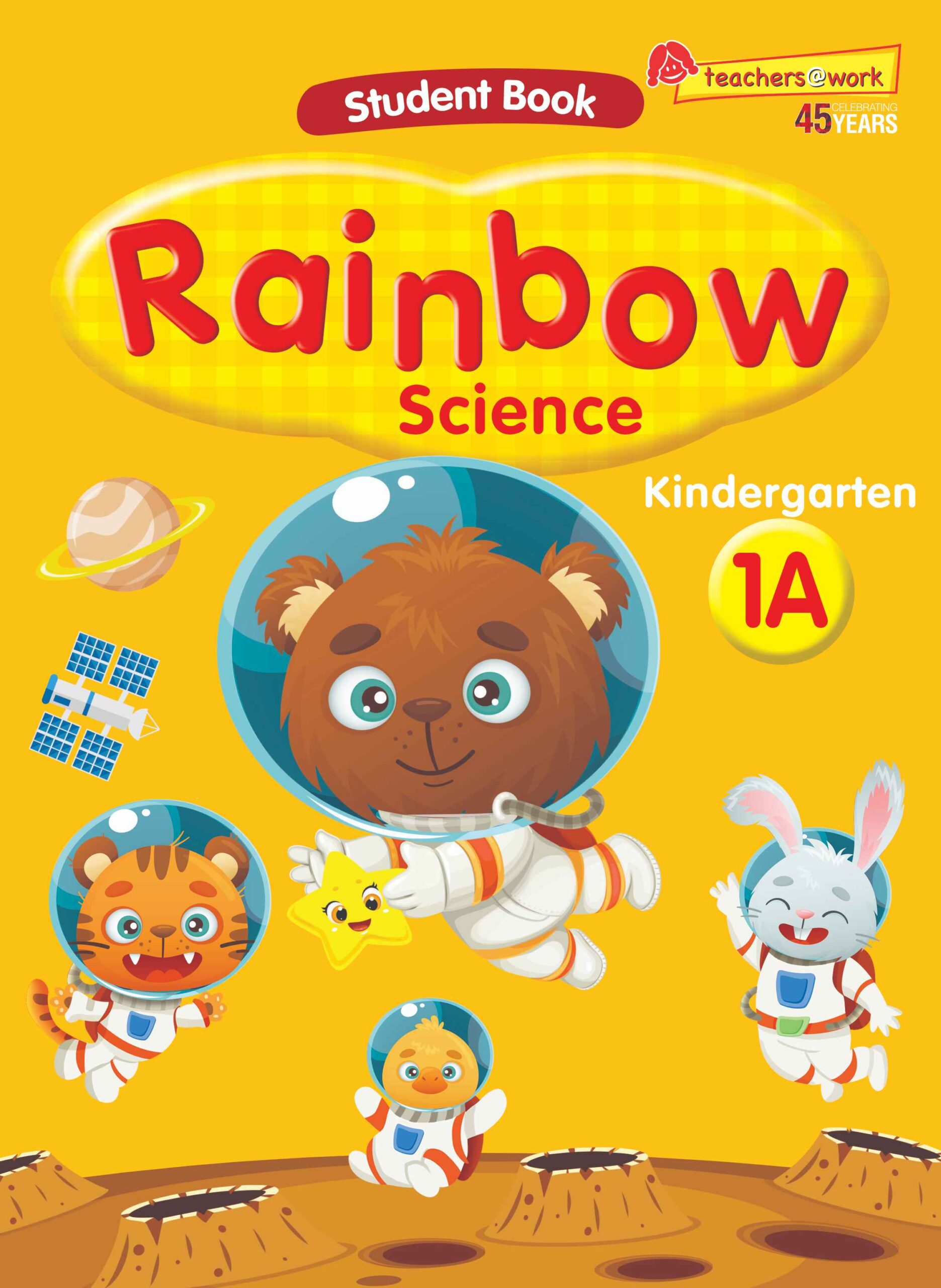 แบบเรียนวิทยาศาสตร์ภาษาอังกฤษระดับอนุบาล Rainbow Science Lesson Book K1A NEW