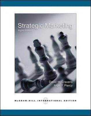 Strategic Marketing 8th Edition ISBN 9780071244329