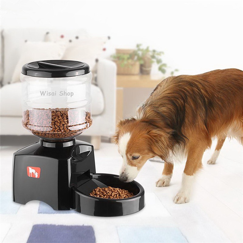 เครื่องให้อาหารสัตว์ สุนัข แมว อัตโนมัติ Automatic Pet Feeder รุ่น HL-2010
