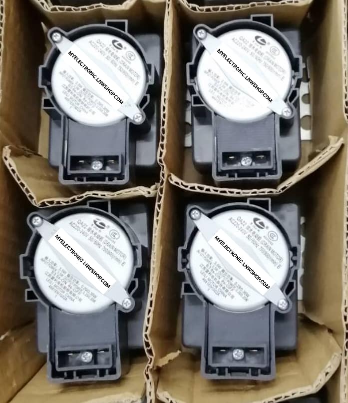 ขาย มอเตอร์ เครื่องLG แอลจี มอเตอร์รุ่นQA22-DRAIN MOTOR AC220-240V 50/60HZ E 4W ยี่ห้อLEILI MOTOR CHINA ราคาตัวละ บาท มีหน้าร้านอยู่บ้านหม้อ กรุงเทพ ส่งของเร็ว มาซื้อหน้าร้านได้ สั่งปุ๊บส่งปั๊บ