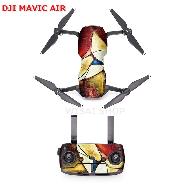 PGYTECH สติกเกอร์คาร์บอนกันน้ำสำหรับเคสและรีโมท DJI Mavic Air - D15