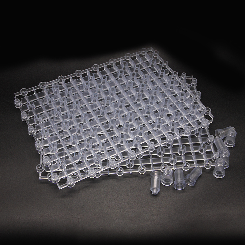 ขาตะแกรงตะแกรงแฟร็ก สีใส