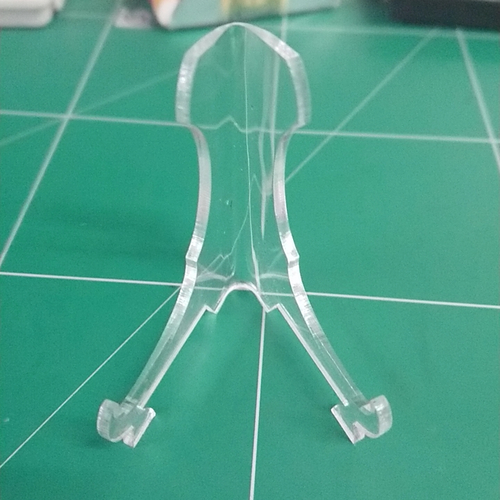 ขาตั้ง ตลับเหรียญ เนื้อ อครีลิค สูง 50 มิลลิเมตร