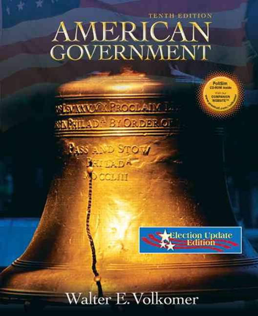 American Government, Election Update Edition - With CD - 10th edition ISBN 9780131856356