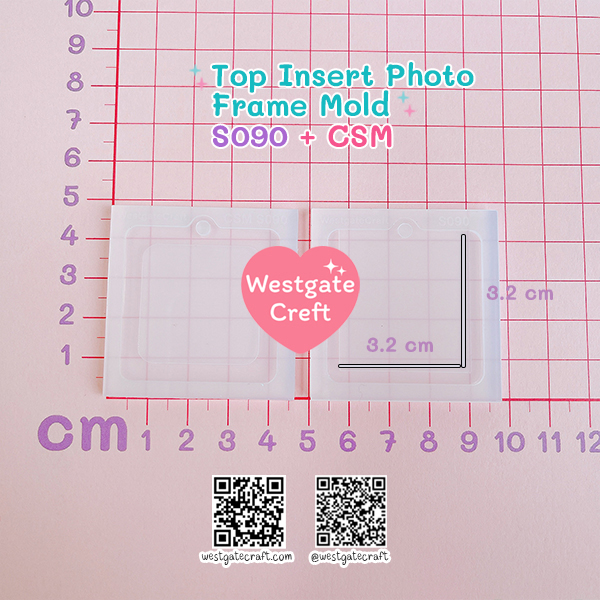 แม่พิมพ์ซิลิโคน SHAKE S090 Top Insert Photo Frame Mold + CSM