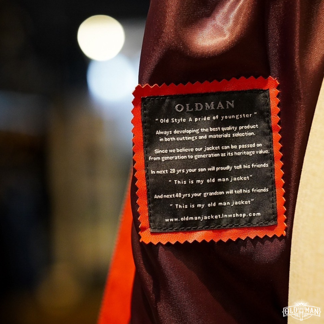 เสื้อหนังแท้ Street boy สีแดง (กรุณาสอบถามไซส์ก่อนสั่งซื้อ)