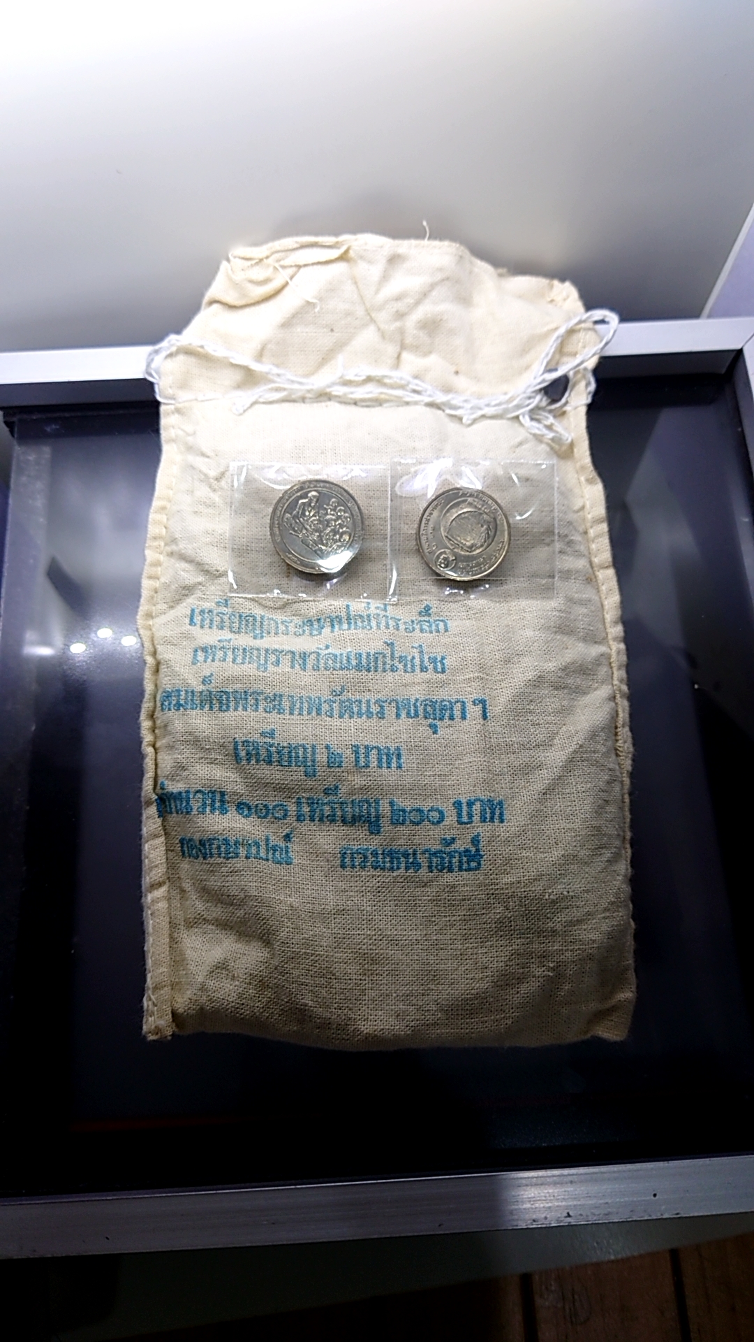 เหรียญยกถุง (100 เหรียญ) เหรียญ 2 บาท ที่ระลึก เหรียญรางวัลแมกไซไซ สมเด็จพระเทพรัตนราชสุดาฯ พ.ศ.2534