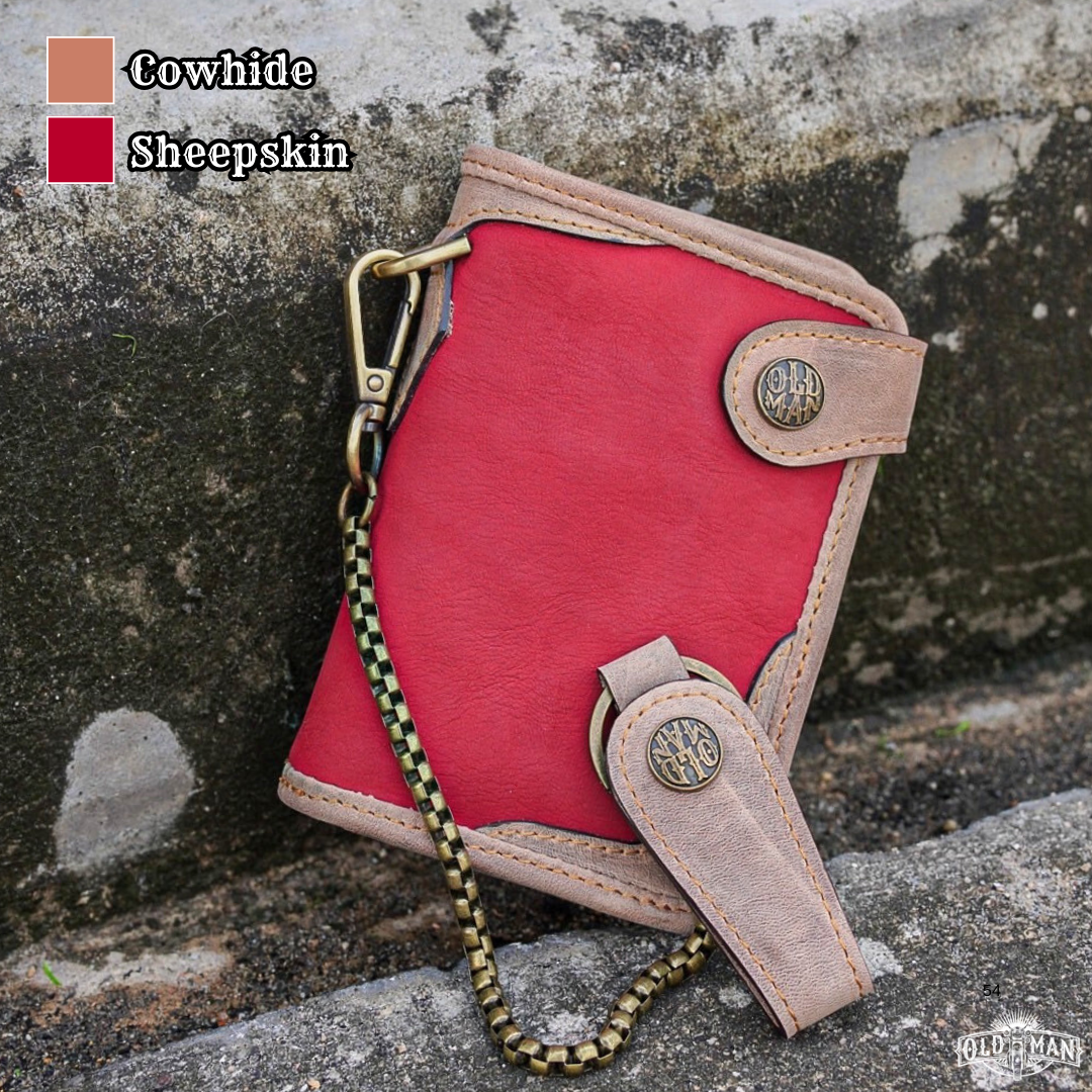 Ledger wallet หนังวัว+หนังแกะ