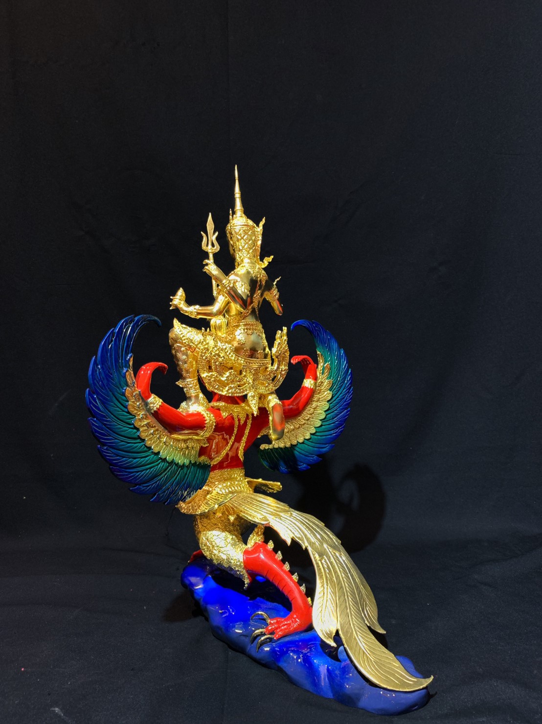 เทวรูป พระนารายณ์ทรงครุฑ หน้าตัก 9 นิ้ว