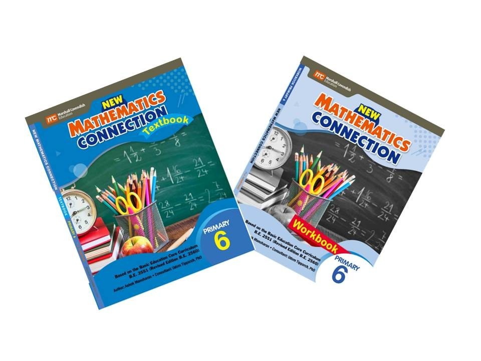 หนังสือเรียนและแบบฝึกหัดคณิตศาสตร์ New Mathematics Connection ป. 6 (เลขสิงคโปร์)