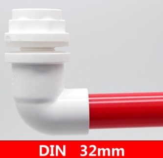 ชุดเชื่อมต่อ โอเวอร์โฟร์ แบบงอ 32 มิล