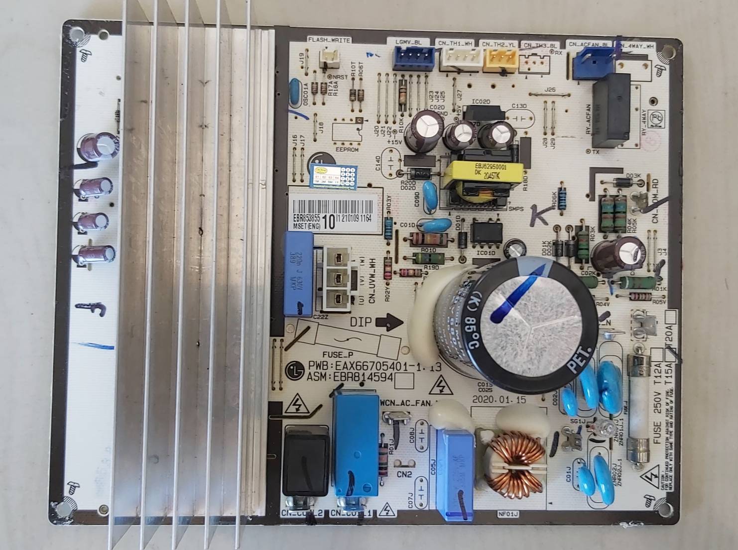 EBR85385510 PCB Main Outdoor 9,000 Btu. LG inverter ใช้ได้หลายรุ่น