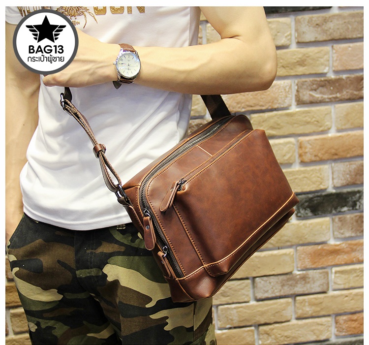 กระเป๋าสะพายข้างผู้ชาย รหัส A005