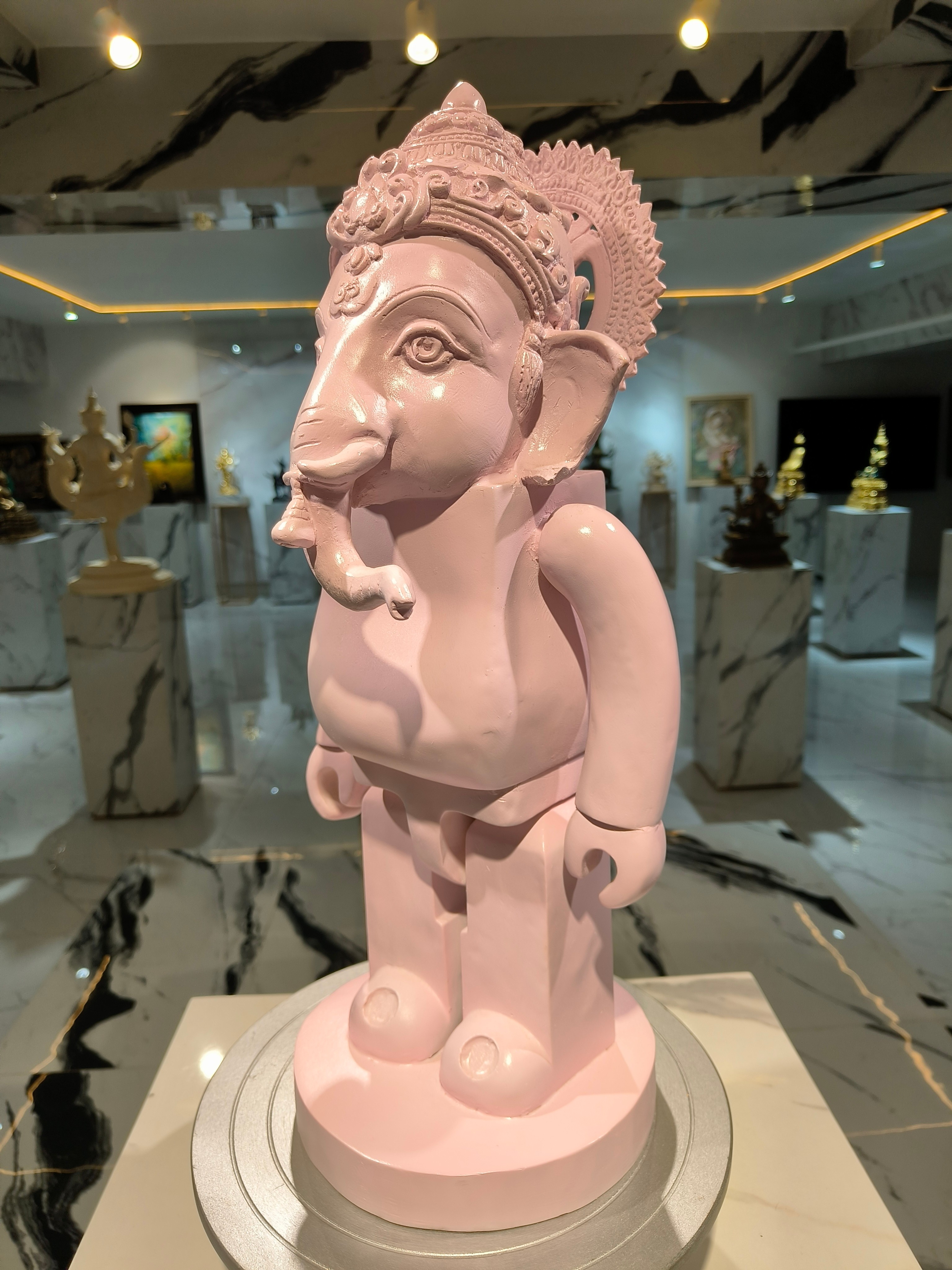 รูปหล่อ พระพิฆเนศ บริค Ganesha Brick (Religion Art toy) หน้าตัก 9 นิ้ว
