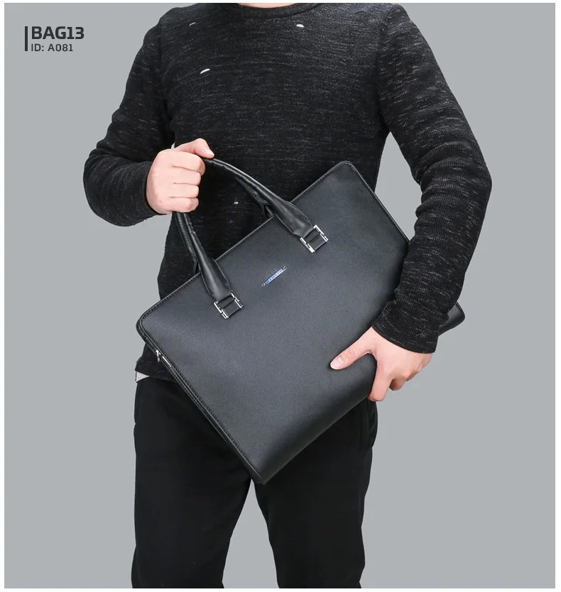 กระเป๋าสะพายข้าง Crossbody Bags กระเป๋าผู้ชาย กระเป๋าใส่ไปทำงาน ใส่ A4, หนังสือ, iPad ได้ A081