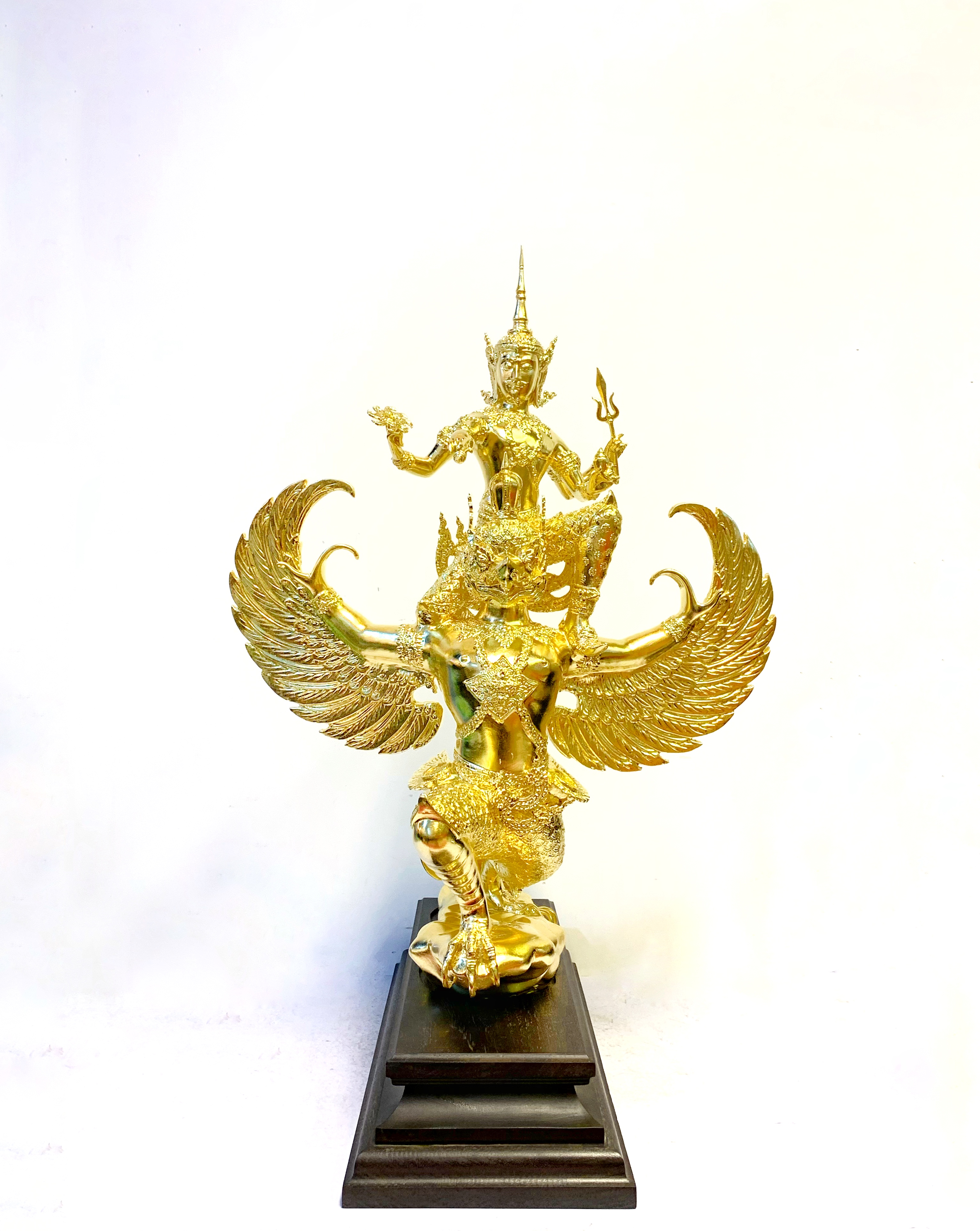 รูปหล่อ พระนารายณ์ทรงครุฑ หน้าตัก 9 นิ้ว