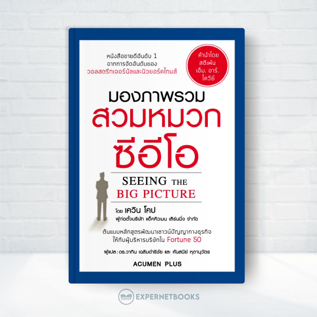 Expernet หนังสือ มองภาพรวม สวมหมวกซีอีโอ : SEEING THE BIG PICTURE