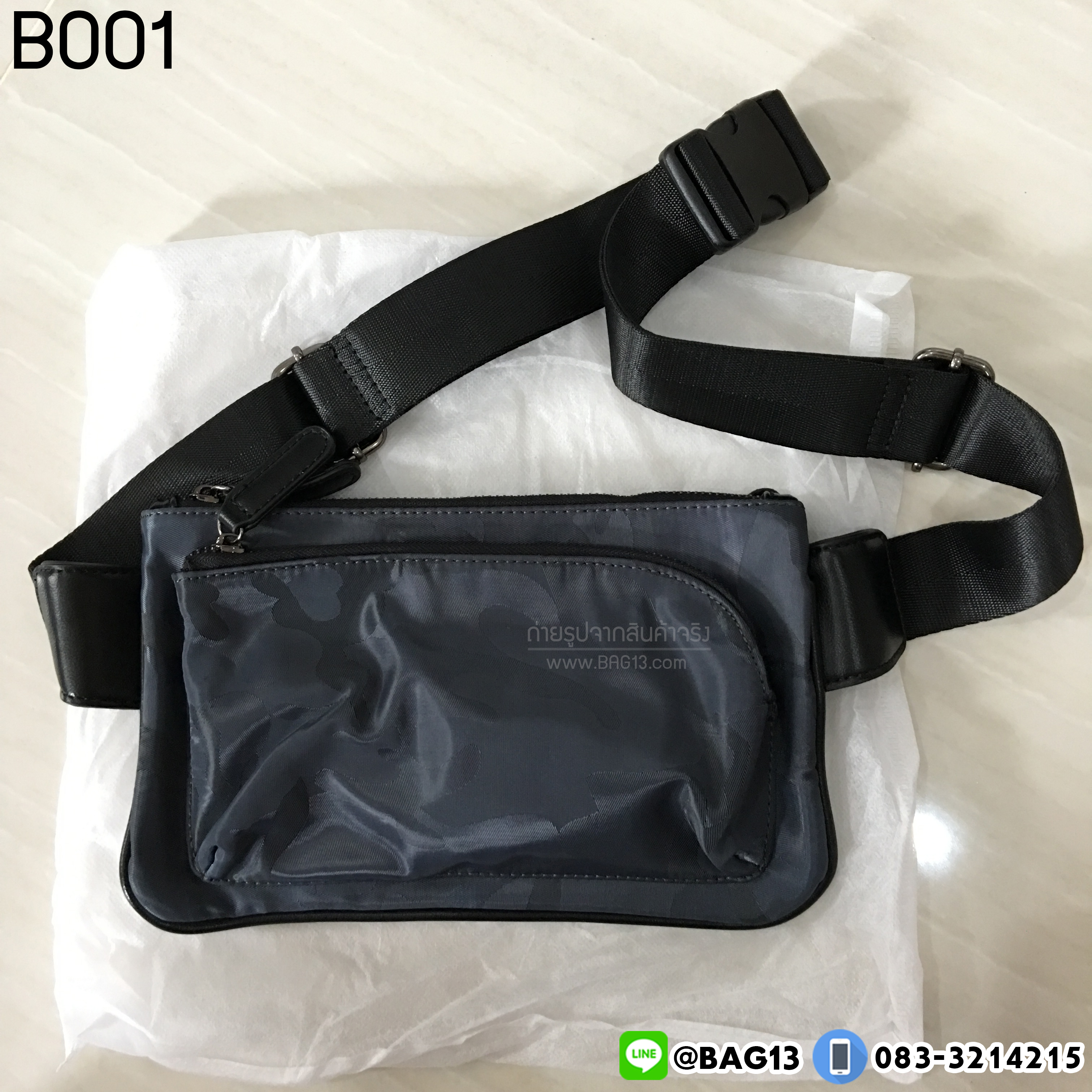 กระเป๋าคาดอกผู้ชาย รหัส B001