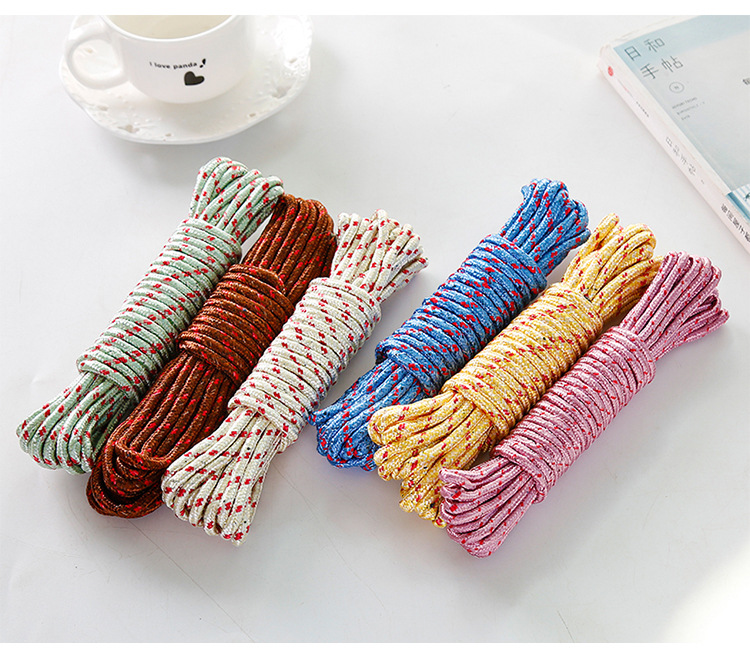 MUISUNGSHOP เชือกพาราคอร์ด ยาว 10 เมตร เส้นผ่านศูนย์กลาง 4.5 มิลลิเมตร สำหรับเดินป่า ตั้งแคมป์ ใช้ผูกเอนกประสงค์