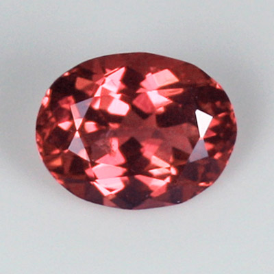 **ขายแล้ว**สปิเนลสีชมพู (Spinel) 0.55 กะรัต สีชมพูอมส้ม สีพัดพารัดชา
