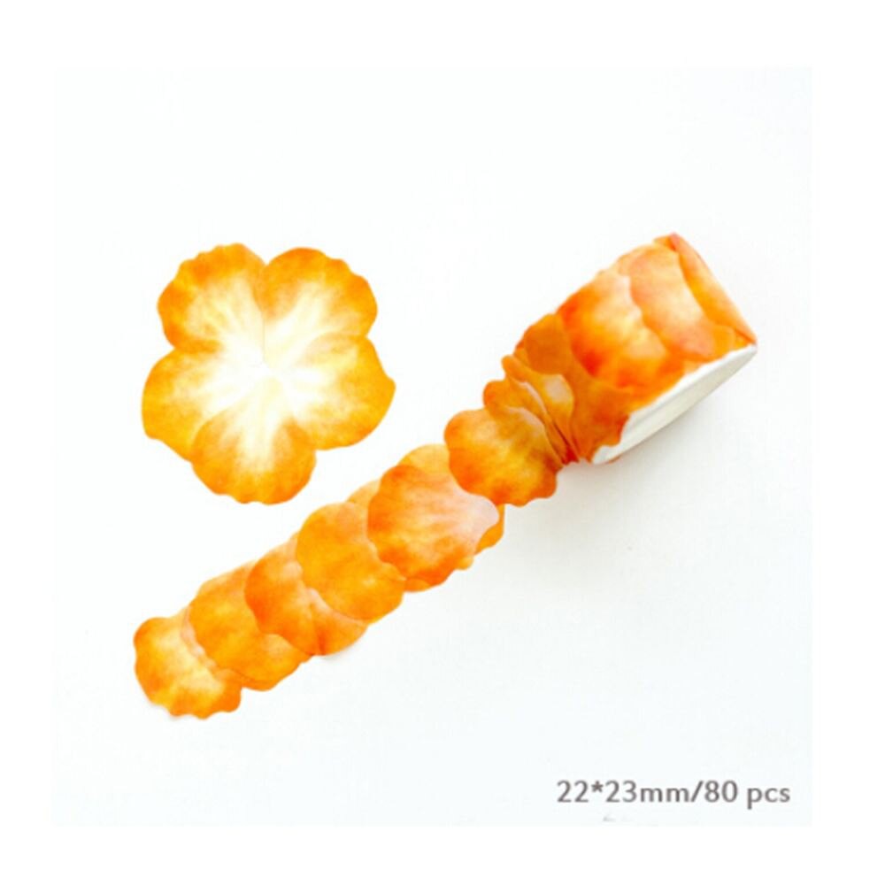 MUISUNGSHOP Washitape เทปลายดอกไม้ ตกแต่งการ์ด เทปการ์ตูน สำหรับตกแต่ง DIY มาส์กกิ้งเทป