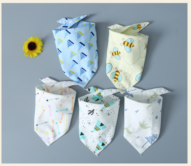 Muisungshop- 5 และ 10 ผืน Babybibs ผ้าซับน้ำลายเด็ก คละลาย