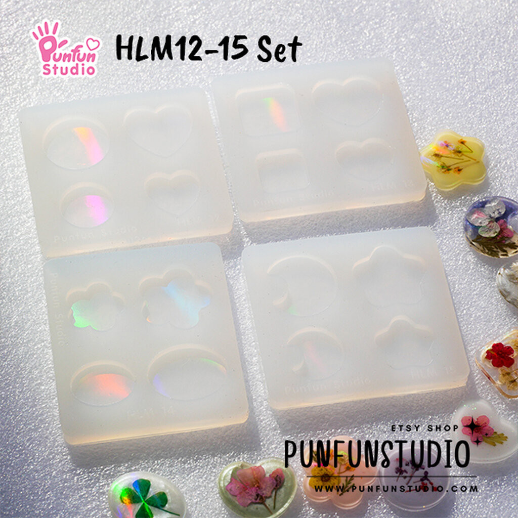 HLM 12-15 / Holographic Mold / Use with Epoxy resin / Silicone Mold