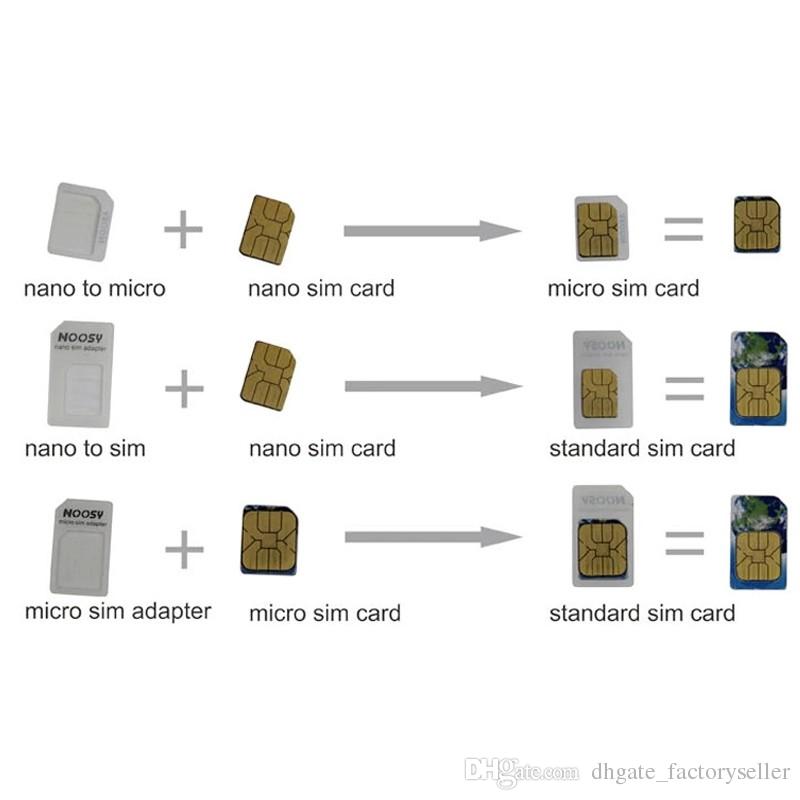 MUISUNGSHOP Nano Sim Adapter ชุดแปลงนาโนซิมการ์ด + เข็มจิ้มถาดซิม ถาดซิม นาโนซิม ซิมการ์ด แปลงซิม