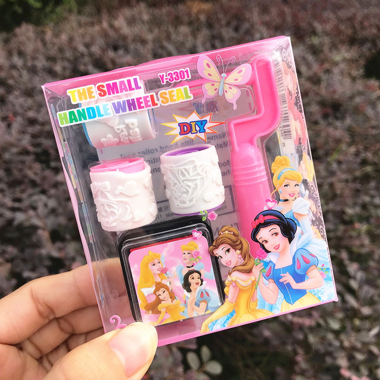 MUISUNGSHOP ลูกกลิ้งลายการ์ตูน ลูกกลิ้งสแตมป์ สำหรับเด็ก ของเล่นเด็กเสริมพัฒนาการ