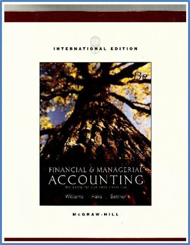 Financial Managerial Accounting, the Basis for Business Decisions ISBN 9780071112222