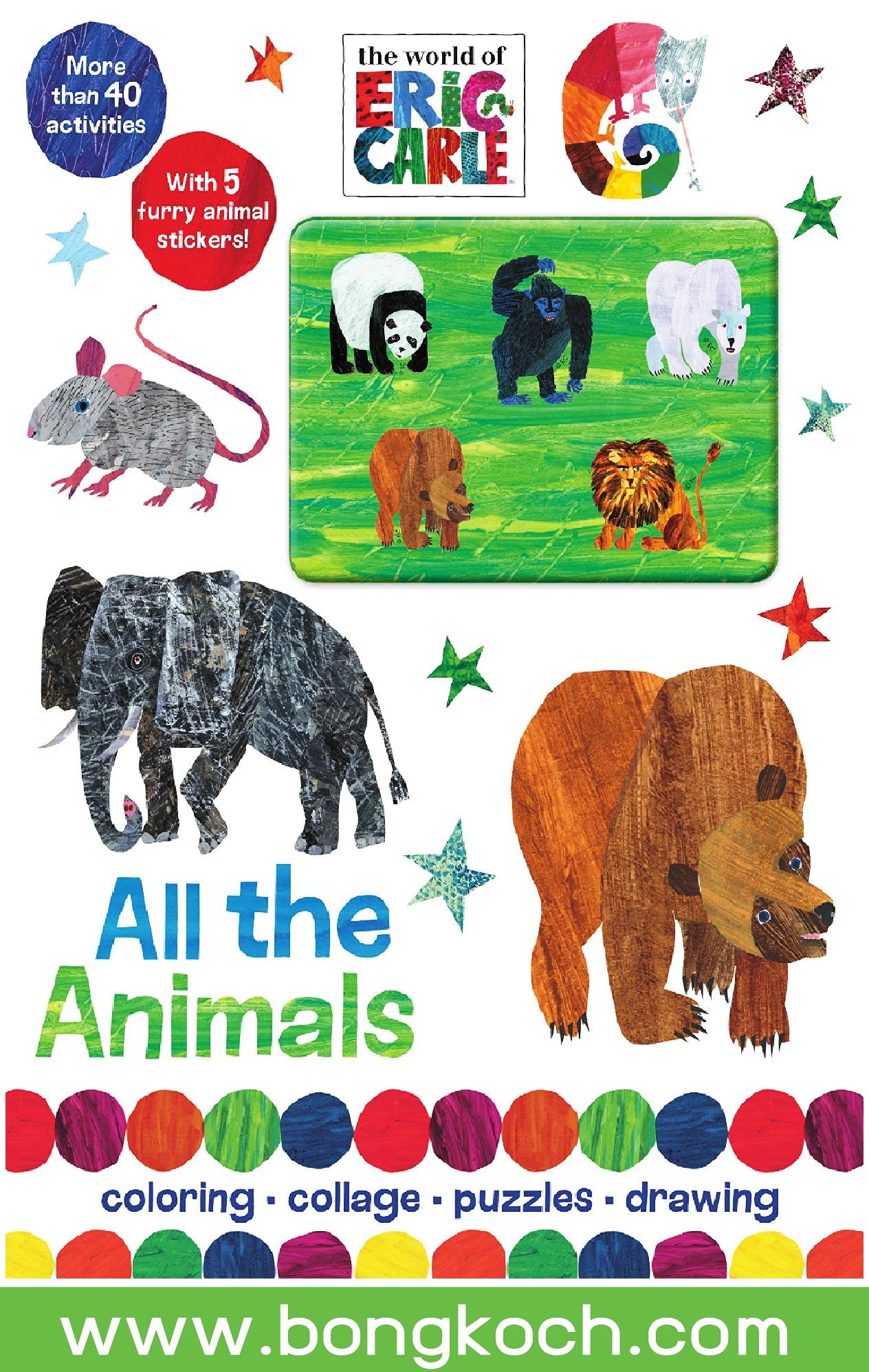 ชื่อหนังสือ The World of Eric Carle ALL THE ANIMALS ACTBK W. CMONT ประเภท ฝึกทักษะ หนังสือเด็ก บงกช Bongkoch