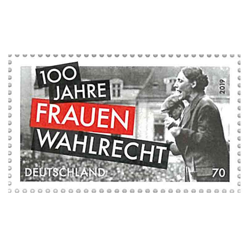 Germany Stamp, 2019 100 Jahre Frauenwahlrecht - 100 Years of Women's Suffrage