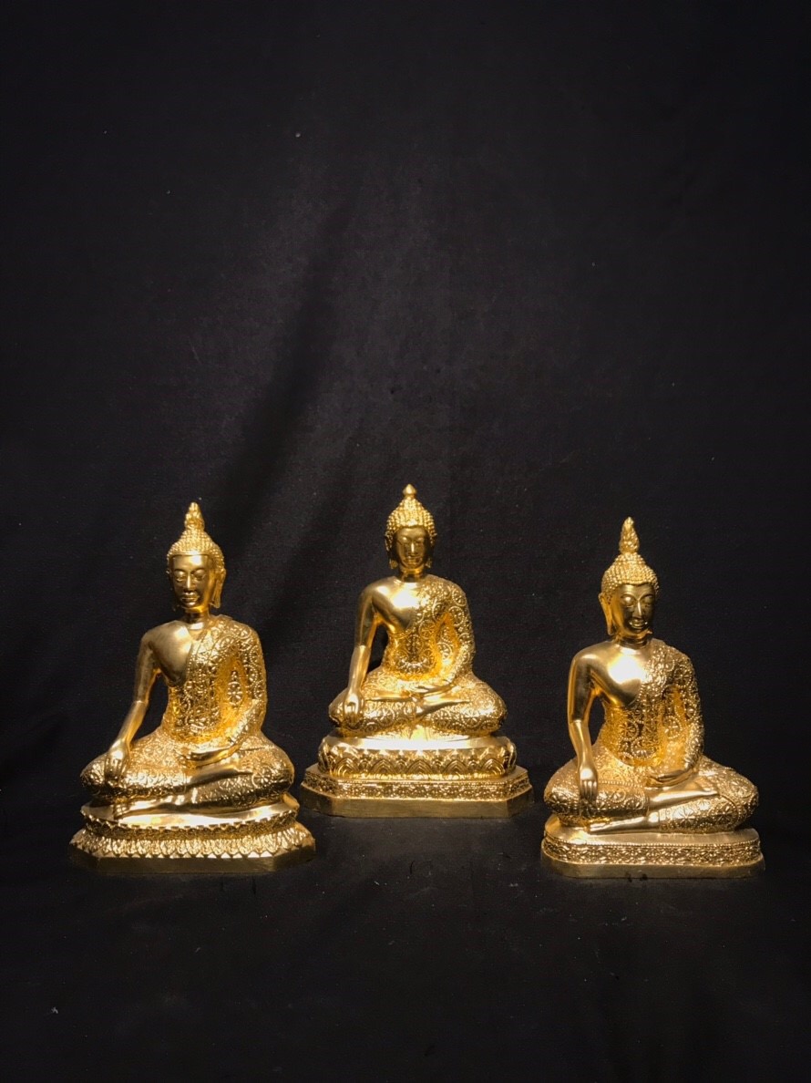 พระพุทธรูป สามสมัย หน้าตัก 5 นิ้ว ออกที่วัดไตรมิตร ปี 2532-2538