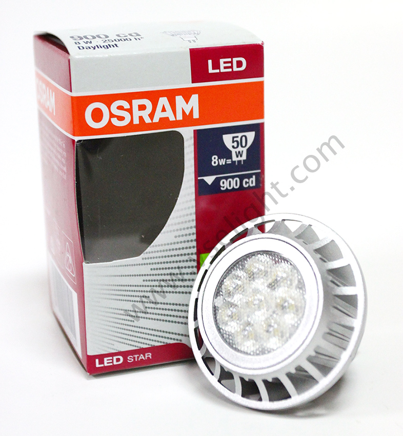 หลอดไฟ LED MR16 12V 8W OSRAM - Daylight