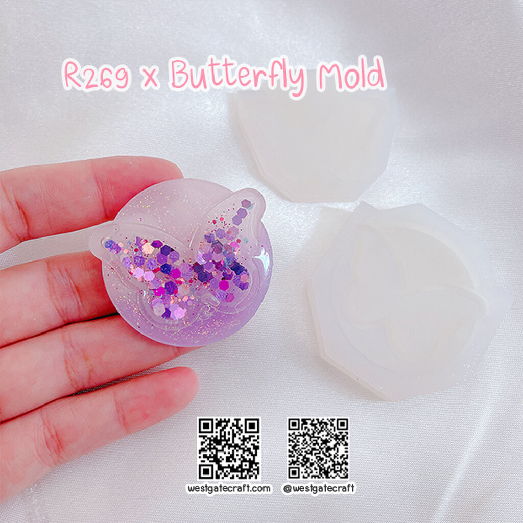 แม่พิมพ์ซิลิโคน SHAKER R269 X Butterfly