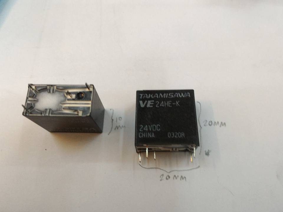 VE24HE-Kรีเลย์ยี้ห้อTAKAMISAWA5ขาคอยล์24VDC,COIL24VDCราคาตัวล่ะVE24HEK
