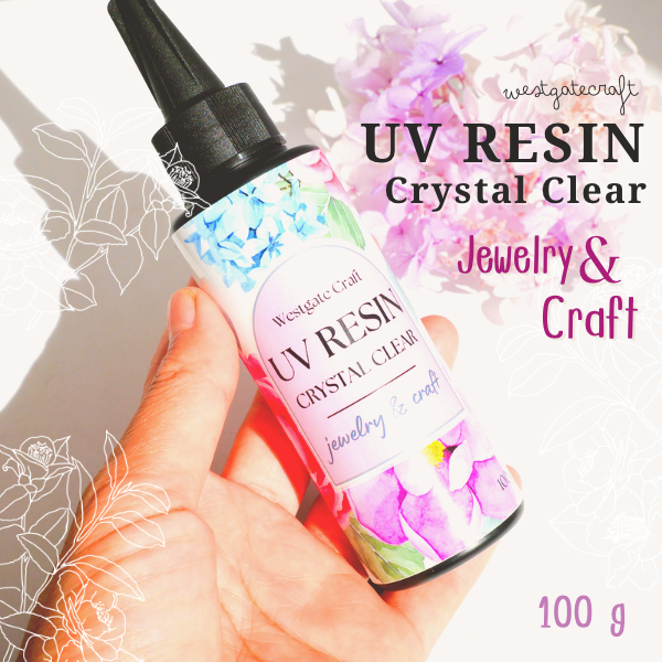 UV Resin Crystal Clear jewelry & Craft 100 กรัม ใสมาก