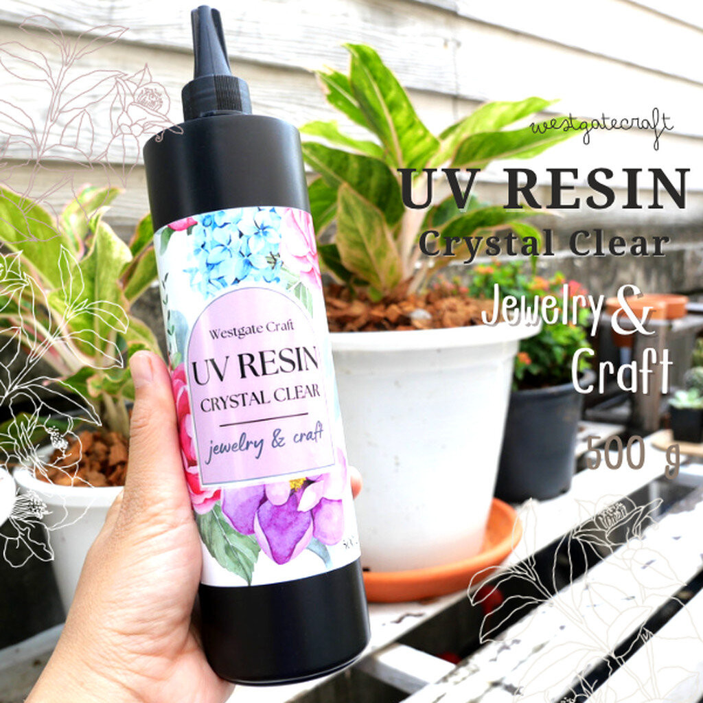 UV Resin Crystal Clear jewelry & Craft 500 กรัม ใสมาก
