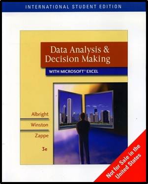 Data Analysis and Decision Making with Microsoft Excel, ISBN 9780324400861