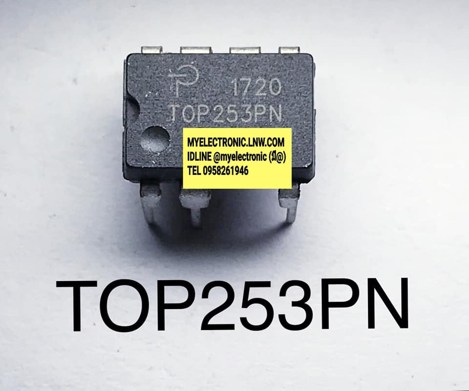 ขาย TOP253PN ไอซี TOP253 PN ตัวถัง IC DIP-8ขา ราคา ตัวละ . . . บาท
