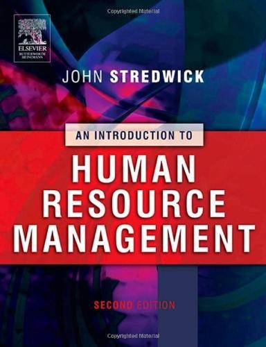 Introduction to Human Resource Management 2nd Edition ISBN 9780750665346
