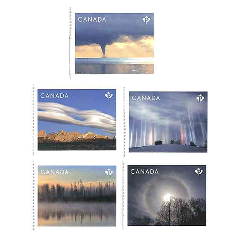 Canada Stamp, 2018 Weather Wonders