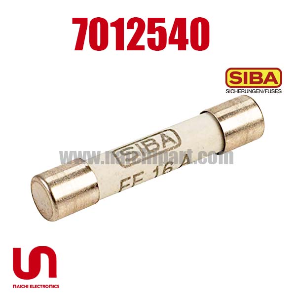 SIBA 7012540 100ma - 25A 6.3x32mm 500V 600V 700V