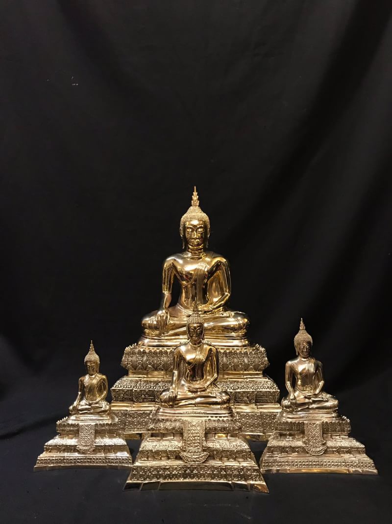 รูปหล่อพระพุทธรูป หลวงพ่อวัดไร่ขิง วัดไร่ขิง จ.นครปฐม พ.ศ.2561